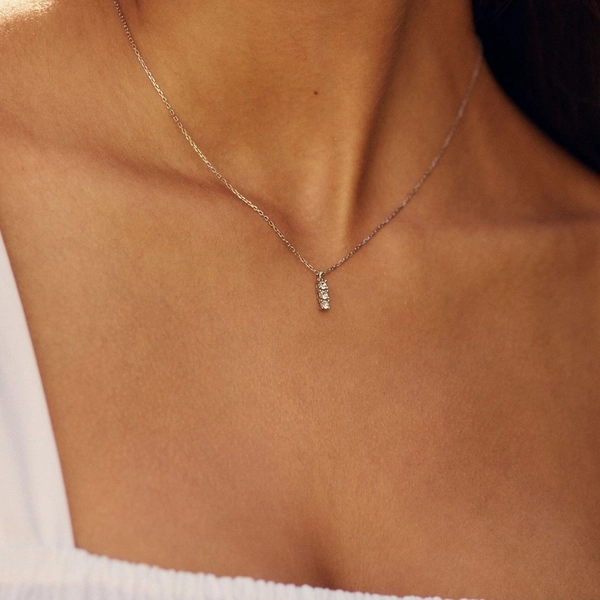 Bar Sparkle Necklace Steel - Edblad - Snabb frakt & paketinslagning - Nordicspectra.se