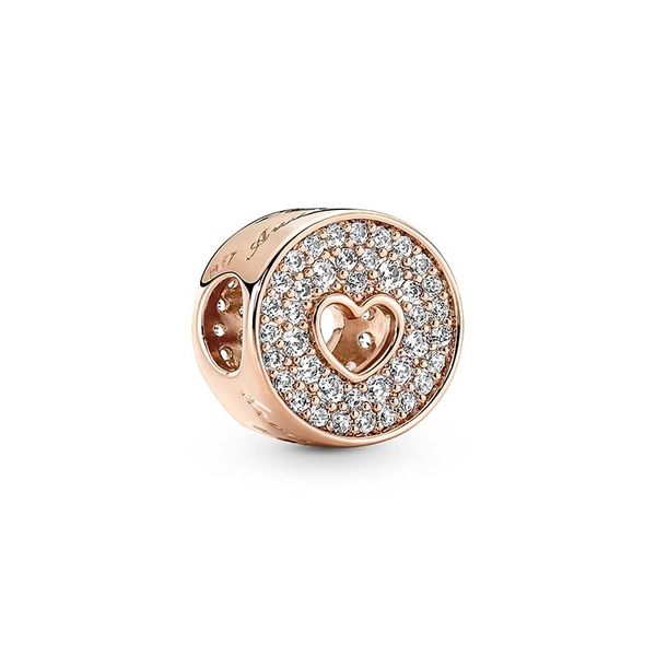 Pavé & Herz Jahrestag Charm von PANDORA, Schneller Versand - Nordicspectra.de