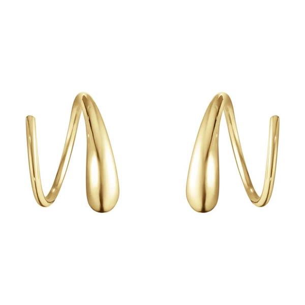 Mercy Wirbelohrringe Gold von Georg Jensen, Schneller Versand - Nordicspectra.de