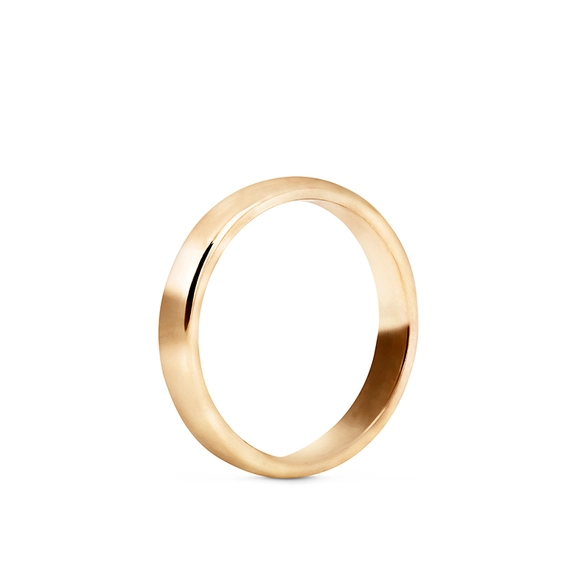 Wedding Band 1946 Rounded 4 mm Gold - Nordic Spectra - Verstärkt die großen Ereignisse des Lebens - Nordic Spectra