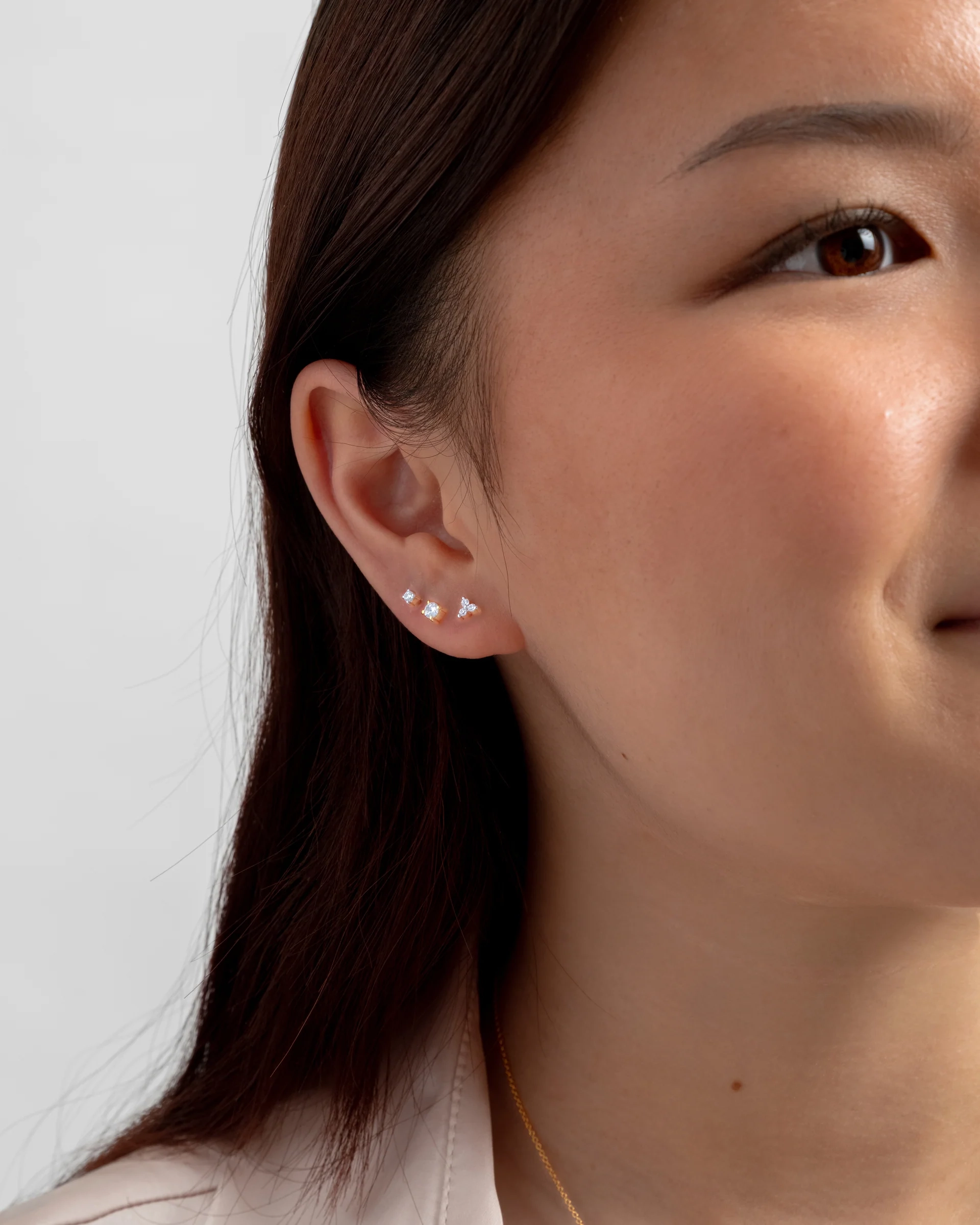 Celestia Mini Studs Gold – små