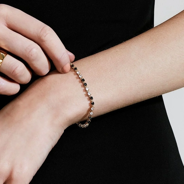 Glow Bracelet Black White Gold - Edblad - Snabb frakt & paketinslagning - Nordic Spectra