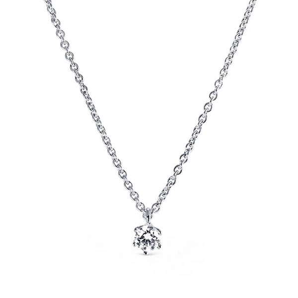 Spectra Diamond Necklace White Gold - Nordic Spectra - Suuri valikoima & ilmainen lahjapaketointi - Nordicspectra.fi