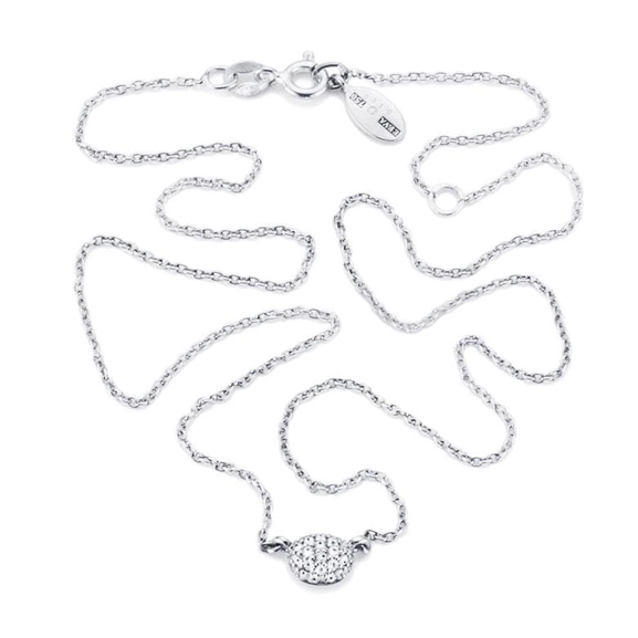 Love Bead Necklace - Diamonds White Gold - Efva Attling - Suuri valikoima & ilmainen lahjapaketointi - Nordicspectra.fi