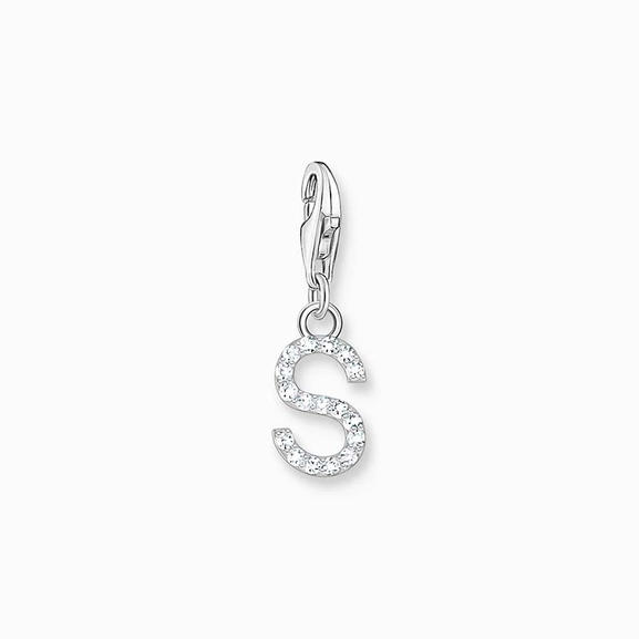 Kirjain S Kivillä Hela - Thomas Sabo - Suuri valikoima & ilmainen lahjapaketointi - Nordic Spectra