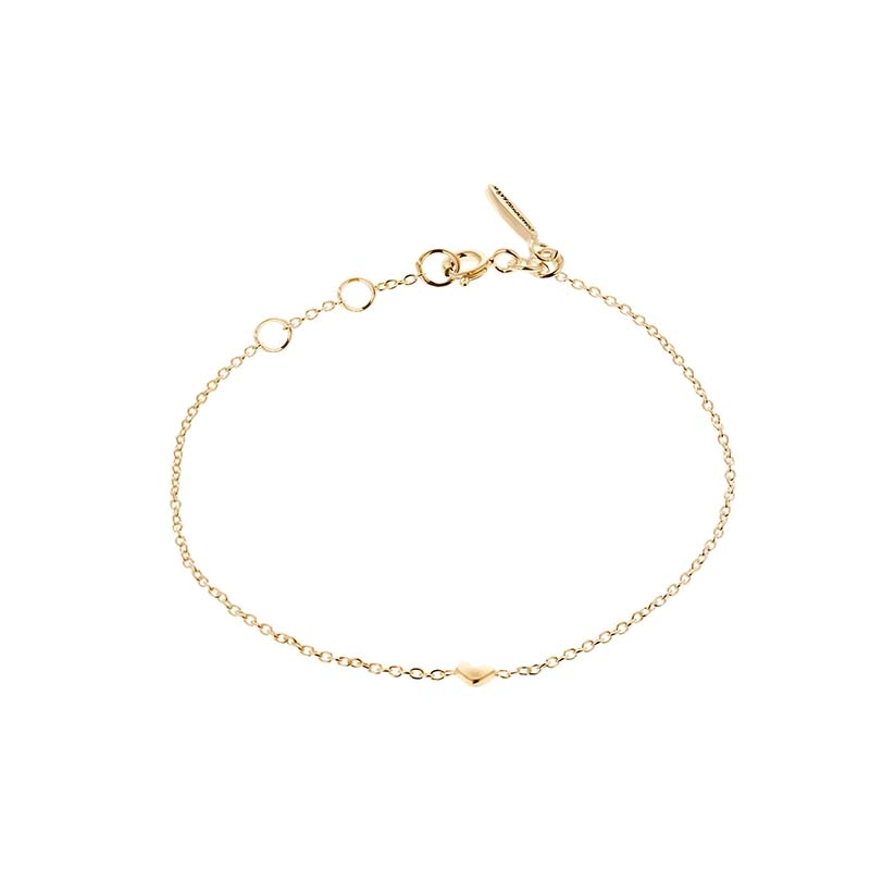 Drakenberg Sjölin - Loving Heart Drop Bracelet Gold