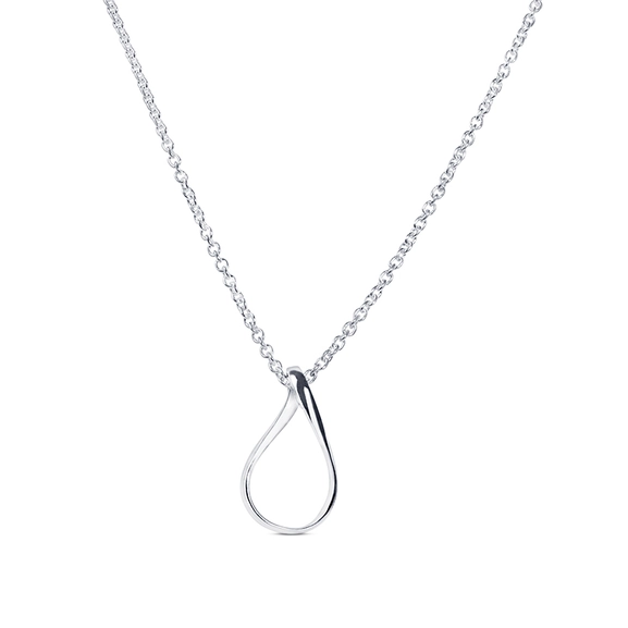 Eternal Flow Necklace White Gold - Nordic Spectra - Suuri valikoima & ilmainen lahjapaketointi - Nordicspectra.fi