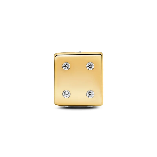 Funkelnder Würfel Charm - PANDORA - Nordic Spectra