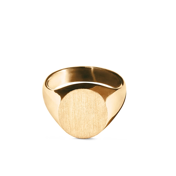 Petri Signet Ring Gold - Nordic Spectra - Suuri valikoima & ilmainen lahjapaketointi - Nordicspectra.fi