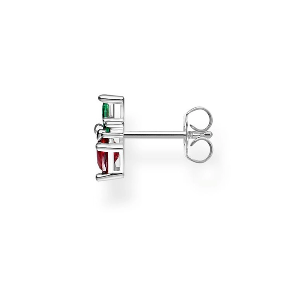 Einzel Ohrstecker Erdbeere Silber von Thomas Sabo, Schneller Versand - Nordicspectra.de