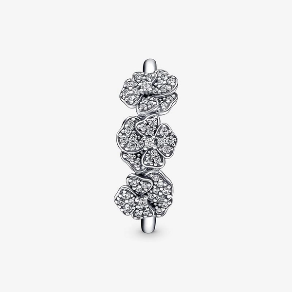 Drei Stiefmütterchen Ring von PANDORA, Schneller Versand - Nordicspectra.de