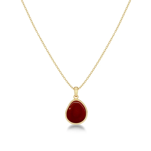 Agatha Necklace Red Gold - Edblad - Snabba leveranser - Gratis paketinslagning