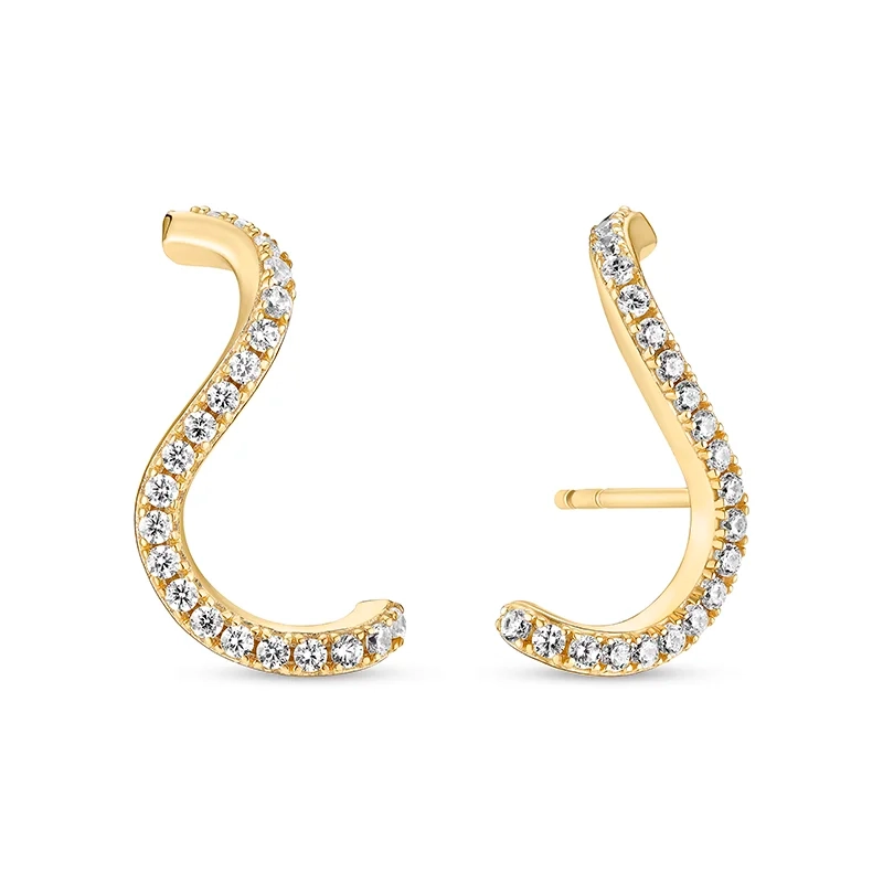 Sif Jakobs - Ellera Waves Örhängen Guld