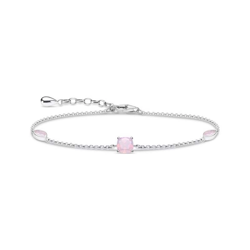 Thomas Sabo - Armband med Opal Färgeffekt Rosa