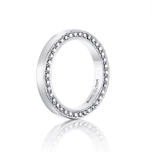 Half Round & Stars On Side Ring White Gold - Efva Attling ringar - Snabb frakt & paketinslagning - Nordicspectra.se