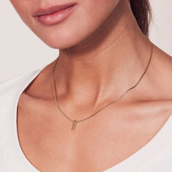 Bar Necklace Gold - Edblad - Snabb frakt & paketinslagning - Nordicspectra.se