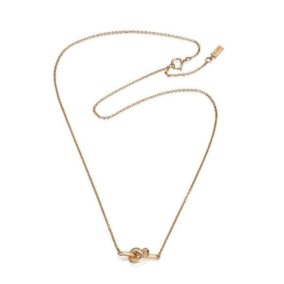 Love Knot & Stars Necklace Gold von Efva Attling, Schneller Versand - Nordicspectra.de