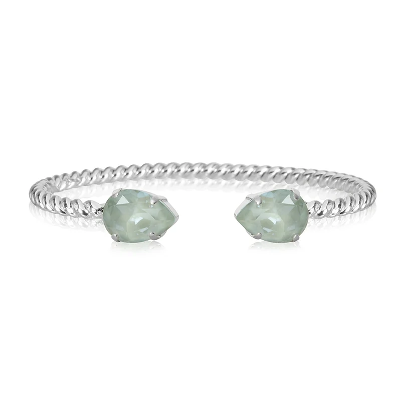 Caroline Svedbom - Mini Drop Bracelet Rhodium Agave Ignite