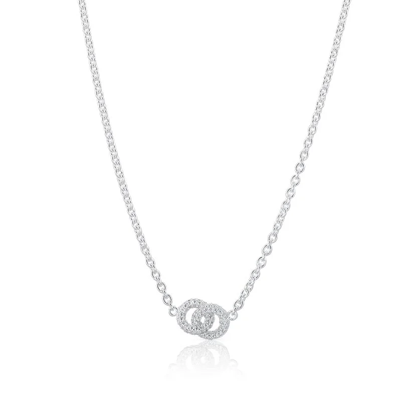 Carolina Gynning - The Knot Sparkling Mini Halsband