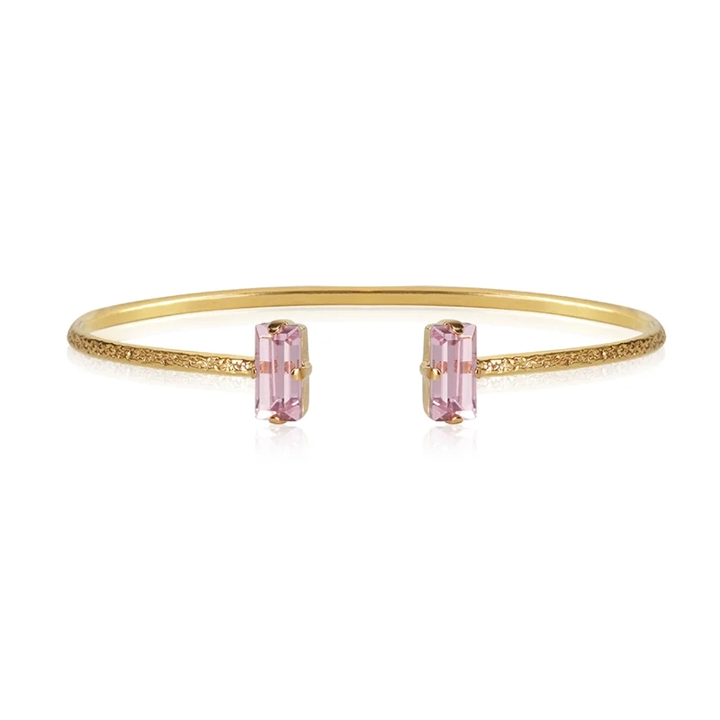 Caroline Svedbom - Baguette Bracelet Gold Light Rose