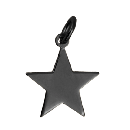 Letters Star Black