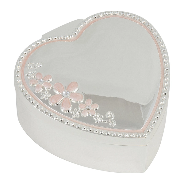 Smyckeskrin Hjärta med Blommor - Snabb frakt & paketinslagning - Nordicspectra.se