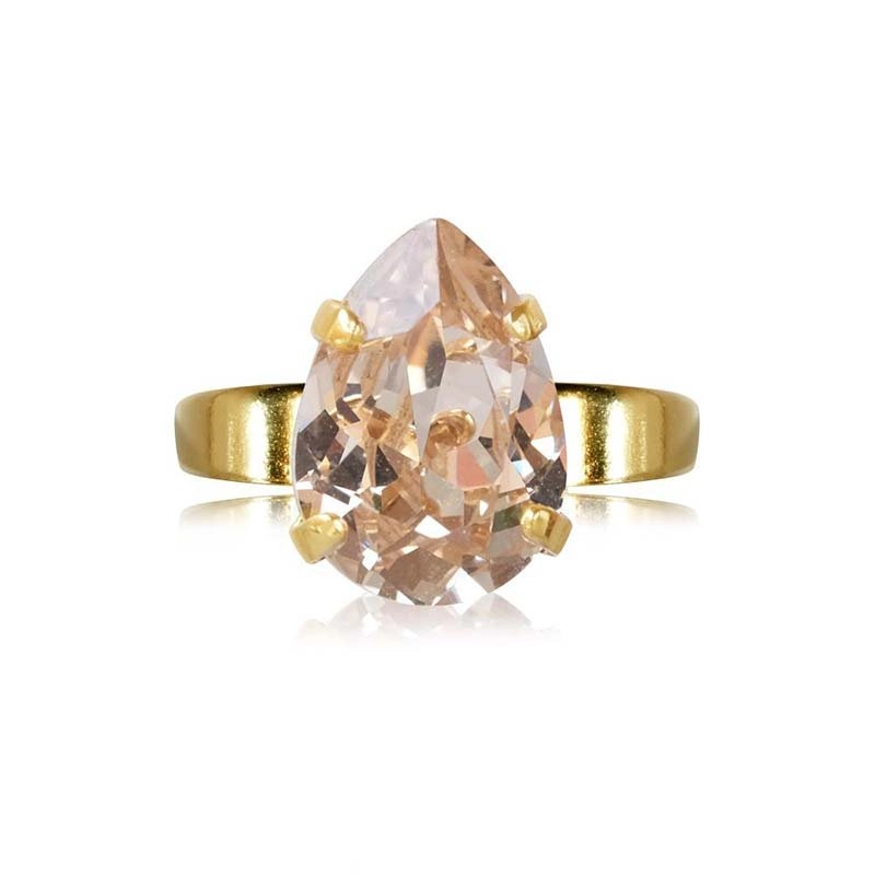 Caroline Svedbom - Mini Drop Ring Gold Silk