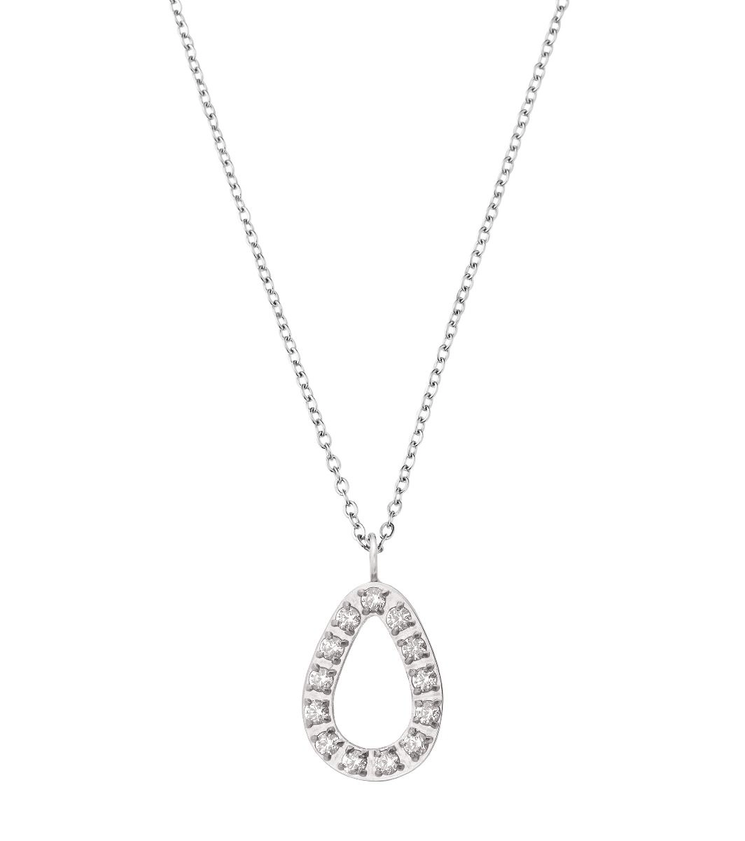 Sander Contour Necklace CZ Steel - Edblad - Snabb frakt & paketinslagning - Nordicspectra.se