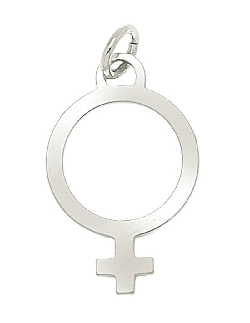 Letter Venus Big Necklace Silver -CU Jewellery - Snabb frakt & paketinslagning - Nordicspectra.se