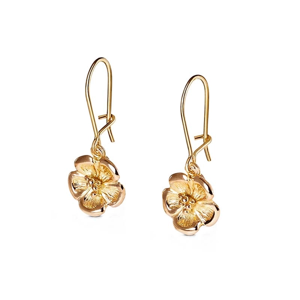 Life Hook Earrings Gold  - Nordic Spectra - Suuri valikoima & ilmainen lahjapaketointi - Nordicspectra.fi