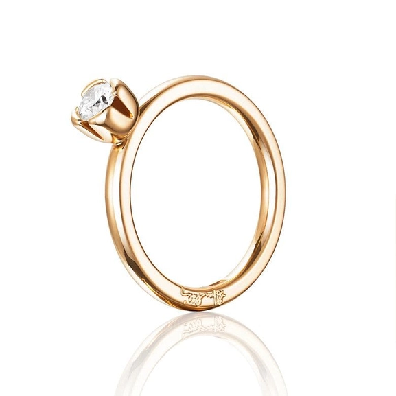 Love Bead Wedding Ring 0.30 ct Gold - Efva Attling ringar - Snabb frakt & paketinslagning - Nordicspectra.se