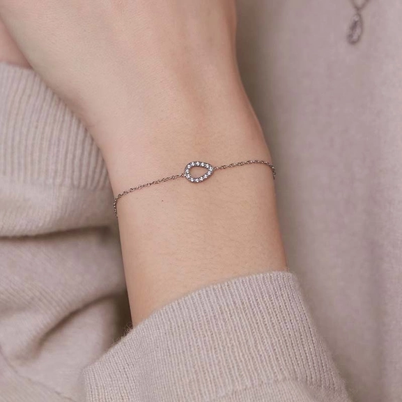 Sander Contour Bracelet CZ Steel - Edblad - Snabb frakt & paketinslagning - Nordicspectra.se