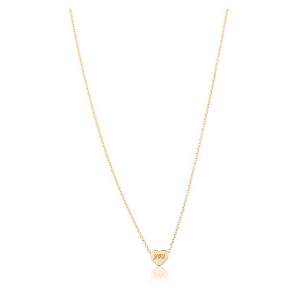 You Halsband Guld - Carolina Gynning Halsband - Snabb frakt & paketinslagning - Nordicspectra.se