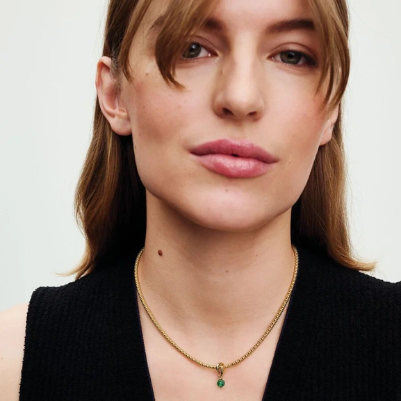 Månadssten Maj Guld Berlock - PANDORA - 1-2 dagar leverans - Gratis paketinslagning