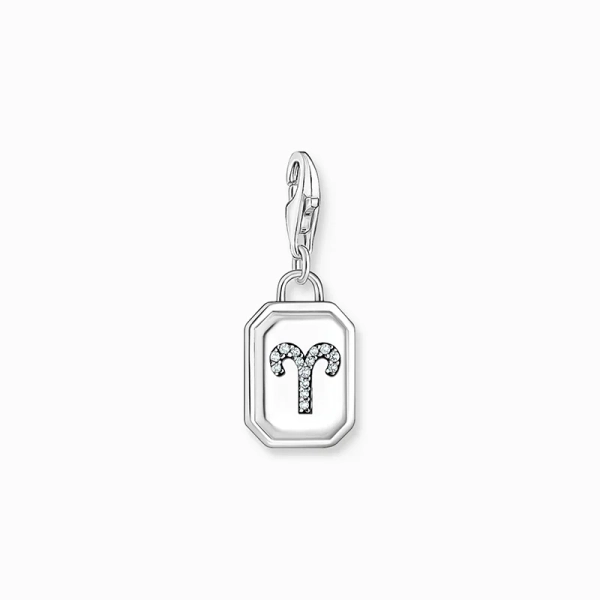 Charm-Anhänger Sternzeichen Widder mit Steinen Silber - Thomas Sabo - Nordic Spectra