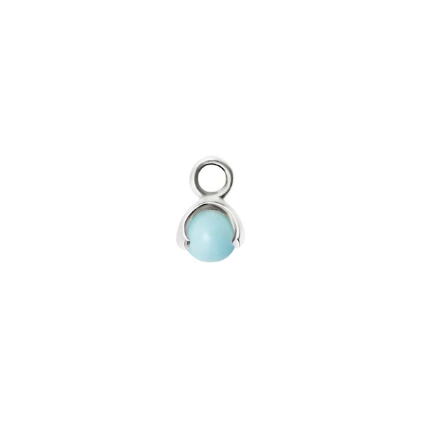 Letters Stone 12 Turquoise Pendant Silver -CU Jewellery - Snabb frakt & paketinslagning - Nordicspectra.se