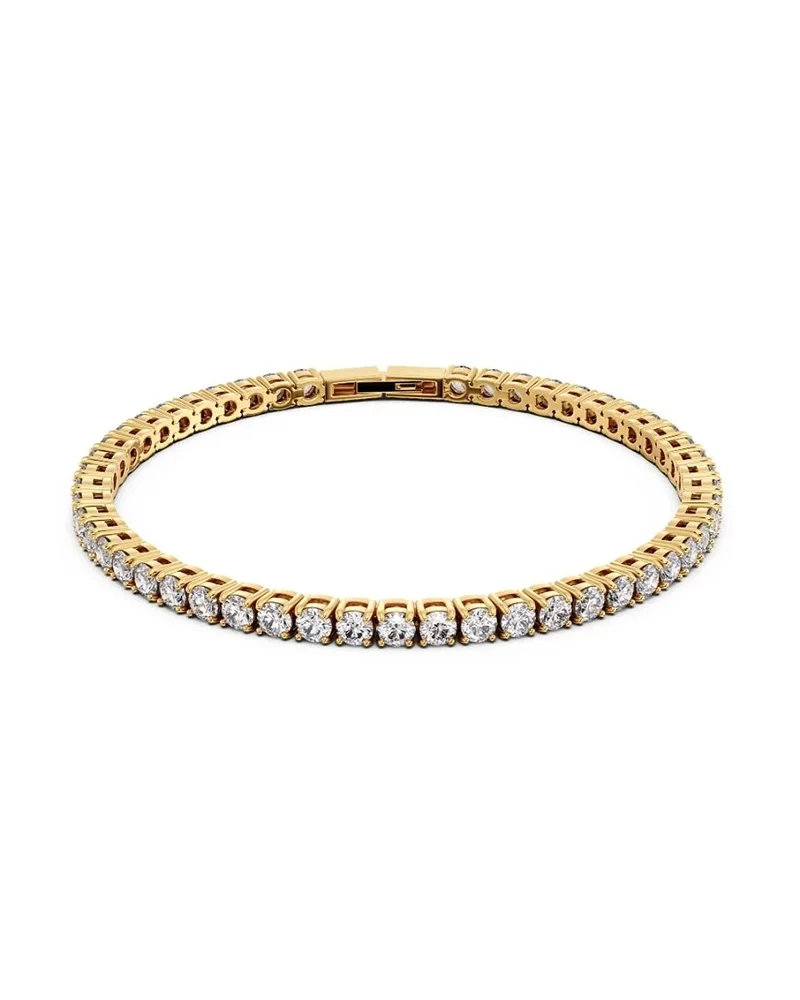 Guldpläterat tennisarmband från Edblad med cubic zirconia-stenar