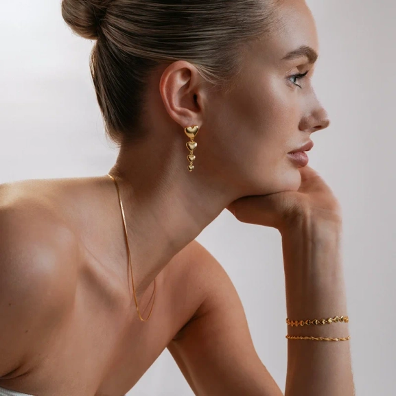 Herringbone Necklace Gold - Syster P - Snabb leverans & Gratis paketinslagning - Nordic Spectra