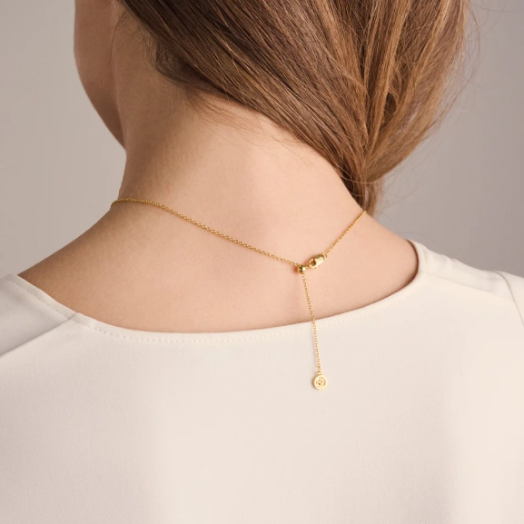 Ellera Ovale Piccolo Halsband Guld från Sif Jakobs