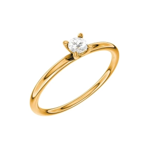 Aure 1D Gold - Wedding & engagement rings - Schalins - Scandinavian design - Nordic Spectra