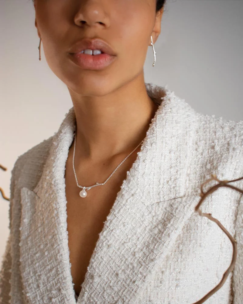 Branch Pearl Necklace - Drakenberg/Sjölin Halsband- Snabb leverans & paketinslagning - Nordic Spectra