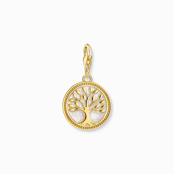 Charm-anhänger Mit Lebensbaum-motiv Vergoldet - Thomas Sabo - Nordic Spectra