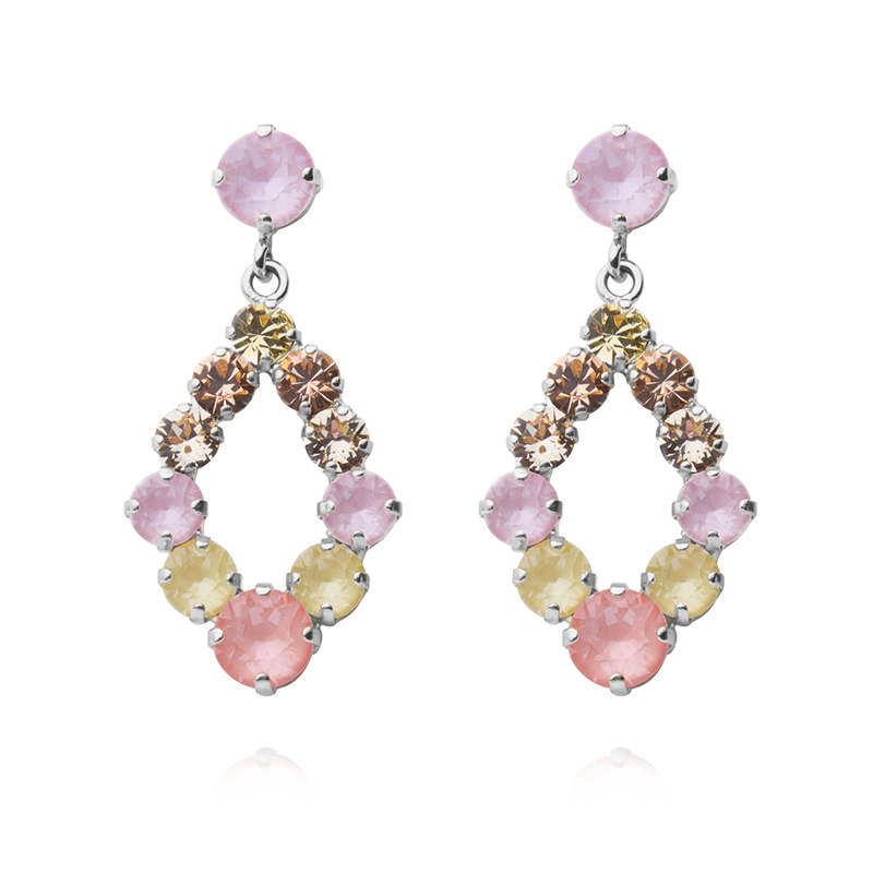 Caroline Svedbom - Mini Delia Earrings Rhodium Dreamscape Combo
