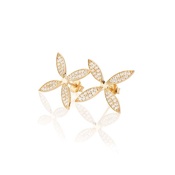 Sparkling Ellipse Korvakorut Kulta - Carolina Gynning - Suuri valikoima & ilmainen lahjapaketointi - Nordicspectra.fi