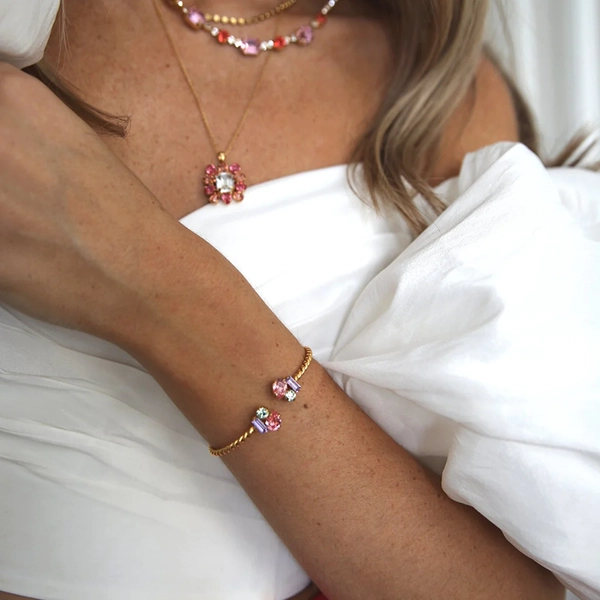 Isa Bracelet Gold Pastel Combo - Caroline Svedbom - Snabb leverans - Nordic Spectra