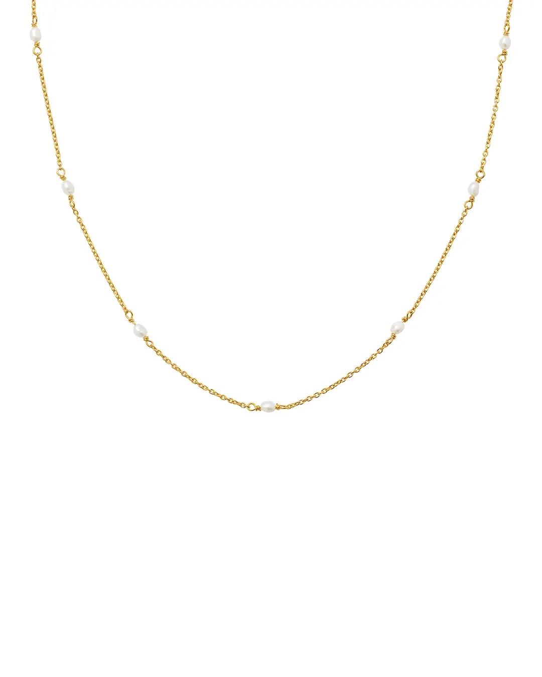 Treasure Multi Pearl Necklace Gold - Syster P - Beliebter Schmuck für alle Gelegenheiten