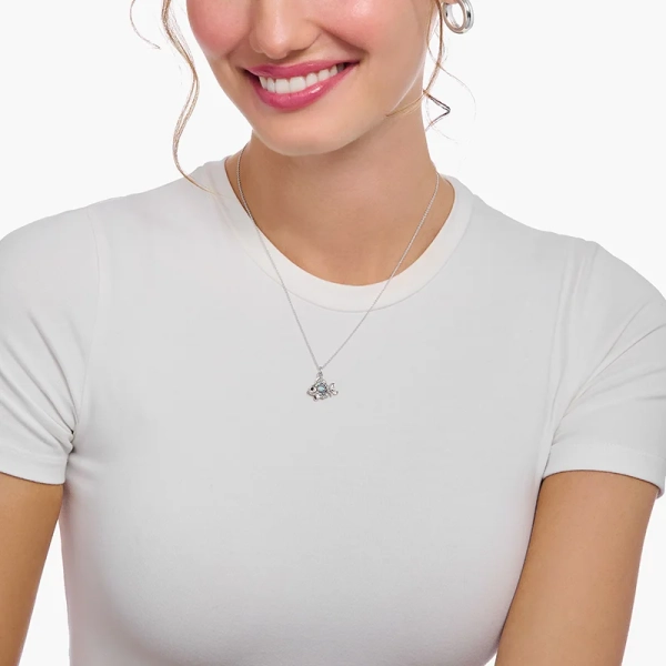 Halsband med Färgglad Fisk - Thomas Sabo - Snabb leverans & paketinslagning - Nordic Spectra