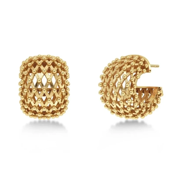 Guldpläterade örhängen från Edblad