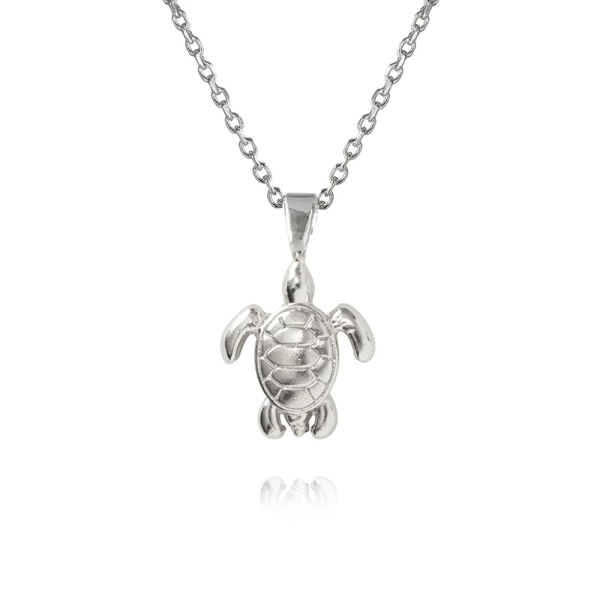 Turtle Necklace Rhodium - Caroline Svedbom - Snabb frakt & paketinslagning - Nordic Spectra