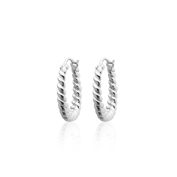 Twisted Mini Hoops Silver - Sophie By Sophie - Snabb frakt & paketinslagning - Nordicspectra.se